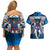 Wing Zero Gundam Couples Matching Off Shoulder Short Dress and Hawaiian Shirt Anime Style