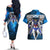 Wing Zero Gundam Couples Matching Off The Shoulder Long Sleeve Dress and Hawaiian Shirt Anime Style