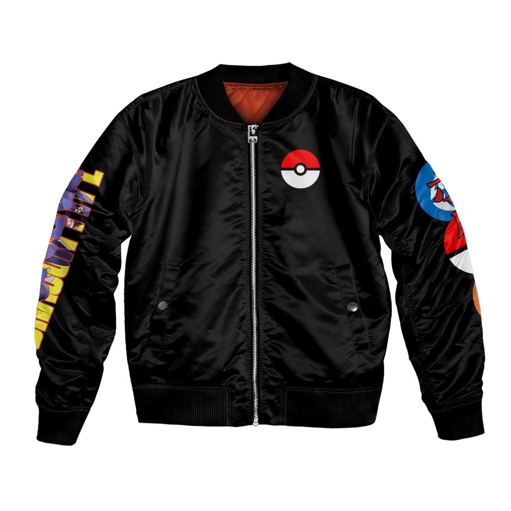 Garchomp Poke Bomber Jacket Anime Style