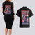 Garchomp Poke Couples Matching Long Sleeve Bodycon Dress and Hawaiian Shirt Anime Style