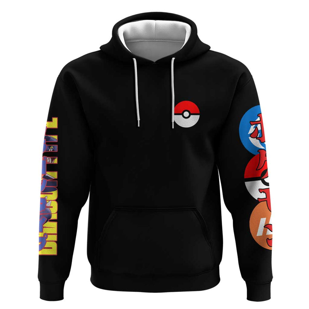 Garchomp Poke Hoodie Anime Style