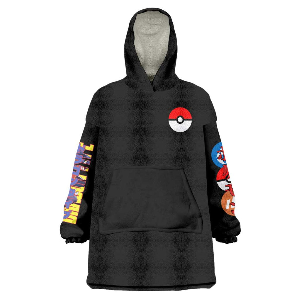 Garchomp Poke Wearable Blanket Hoodie Anime Style