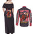 Misato Katsuragi Neon Genesis Evangelion Couples Matching Off Shoulder Maxi Dress and Long Sleeve Button Shirt Anime Style