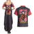 Misato Katsuragi Neon Genesis Evangelion Couples Matching Summer Maxi Dress and Hawaiian Shirt Anime Style