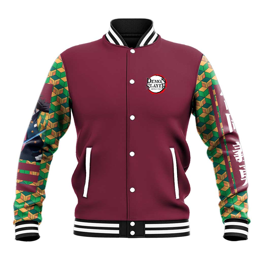 Tomioka Giyu Demon Slayer Baseball Jacket Anime Style