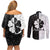 Five Leaf Clover Black Clover Couples Matching Off Shoulder Short Dress and Long Sleeve Button Shirt Anime Grunge Style