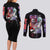 Uchiha Madara V2 Naruto Couples Matching Long Sleeve Bodycon Dress and Long Sleeve Button Shirt Anime Style