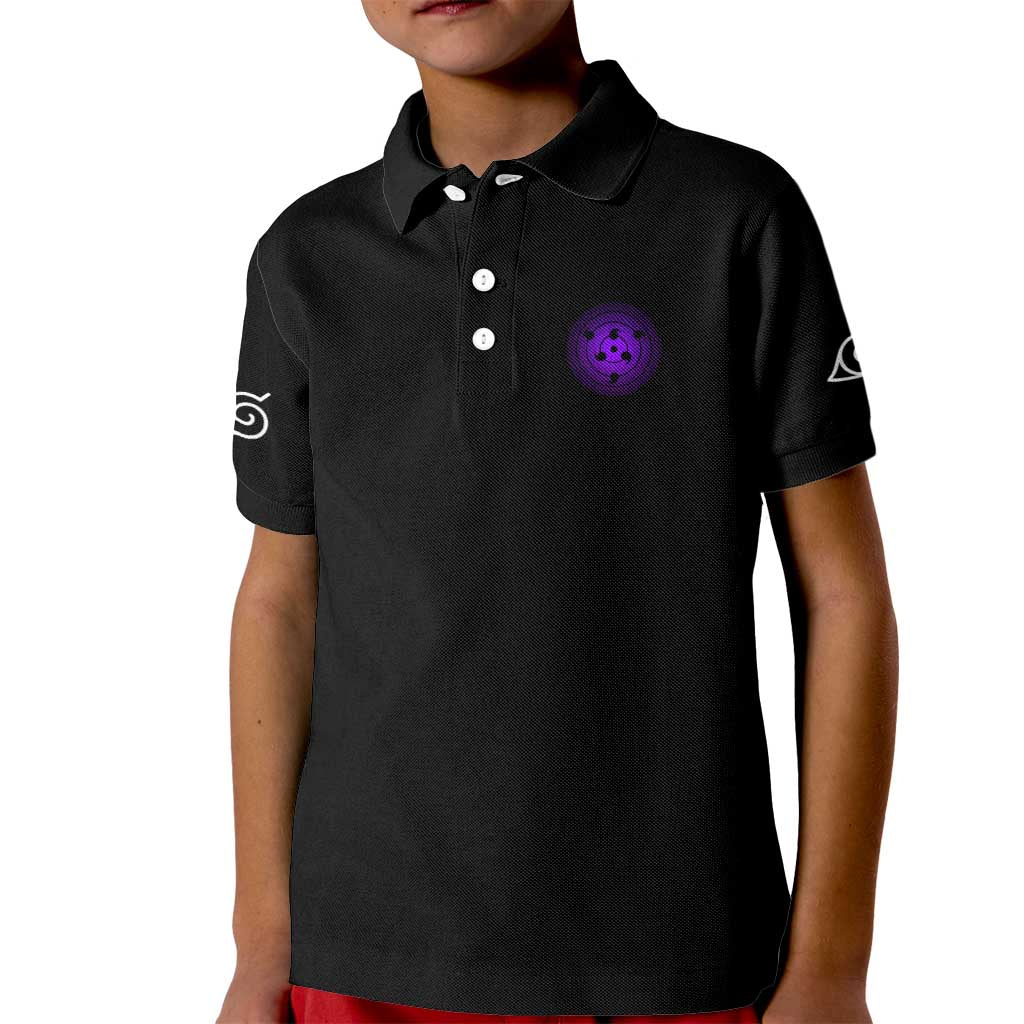 Uchiha Madara V2 Naruto Kid Polo Shirt Anime Style