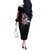 Uchiha Madara V2 Naruto Off The Shoulder Long Sleeve Dress Anime Style