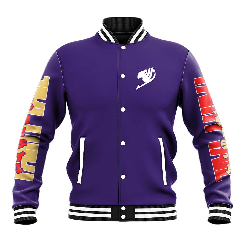 Nalu Fairy Tail Baseball Jacket Anime Style