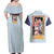 Akira Sendoh Slam Dunk Couples Matching Off Shoulder Maxi Dress and Hawaiian Shirt Japan Anime Style