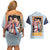 Akira Sendoh Slam Dunk Couples Matching Off Shoulder Short Dress and Hawaiian Shirt Japan Anime Style