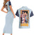 Akira Sendoh Slam Dunk Couples Matching Short Sleeve Bodycon Dress and Hawaiian Shirt Japan Anime Style