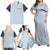 Akira Sendoh Slam Dunk Family Matching Off Shoulder Maxi Dress and Hawaiian Shirt Japan Anime Style