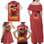 Ryota Miyagi Slam Dunk Family Matching Off Shoulder Maxi Dress and Hawaiian Shirt Japan Anime Style