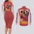 Hanamichi Sakuragi Slam Dunk Couples Matching Long Sleeve Bodycon Dress and Long Sleeve Button Shirt Japan Anime Style