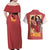 Hanamichi Sakuragi Slam Dunk Couples Matching Off Shoulder Maxi Dress and Hawaiian Shirt Japan Anime Style