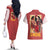 Hanamichi Sakuragi Slam Dunk Couples Matching Off The Shoulder Long Sleeve Dress and Hawaiian Shirt Japan Anime Style