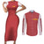 Hanamichi Sakuragi Slam Dunk Couples Matching Short Sleeve Bodycon Dress and Long Sleeve Button Shirt Japan Anime Style