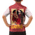 Hanamichi Sakuragi Slam Dunk Family Matching Off The Shoulder Long Sleeve Dress and Hawaiian Shirt Japan Anime Style