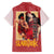 Hanamichi Sakuragi Slam Dunk Family Matching Off The Shoulder Long Sleeve Dress and Hawaiian Shirt Japan Anime Style