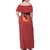 Hanamichi Sakuragi Slam Dunk Family Matching Off Shoulder Maxi Dress and Hawaiian Shirt Japan Anime Style