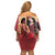 Hanamichi Sakuragi Slam Dunk Family Matching Off Shoulder Short Dress and Hawaiian Shirt Japan Anime Style