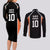 Shoyo Hinata - Number 10 Karasuno Couples Matching Long Sleeve Bodycon Dress and Long Sleeve Button Shirt