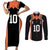 Shoyo Hinata - Number 10 Karasuno Couples Matching Short Sleeve Bodycon Dress and Long Sleeve Button Shirt