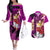 Broly Ultra Ego Anime Couples Matching Off The Shoulder Long Sleeve Dress and Hawaiian Shirt