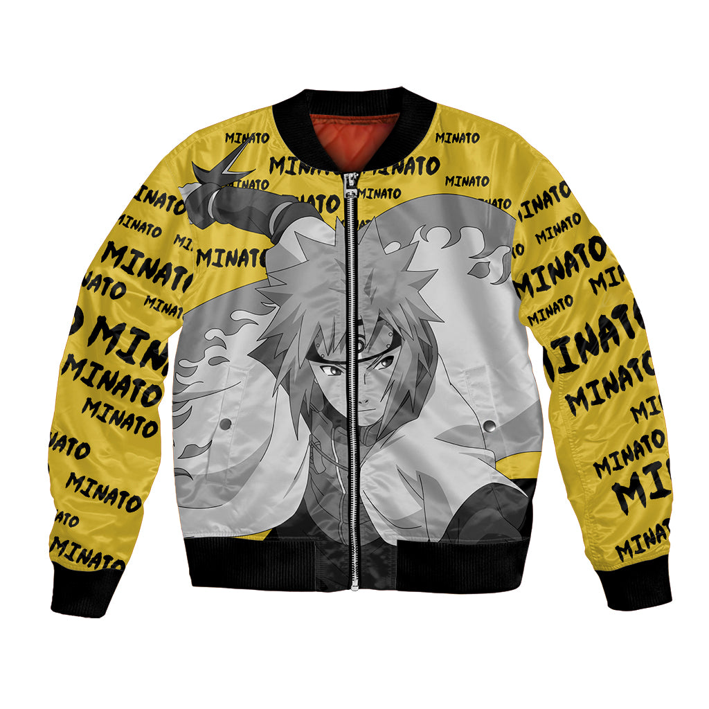 Minato Namikaze - Anime Style Manga Bomber Jacket