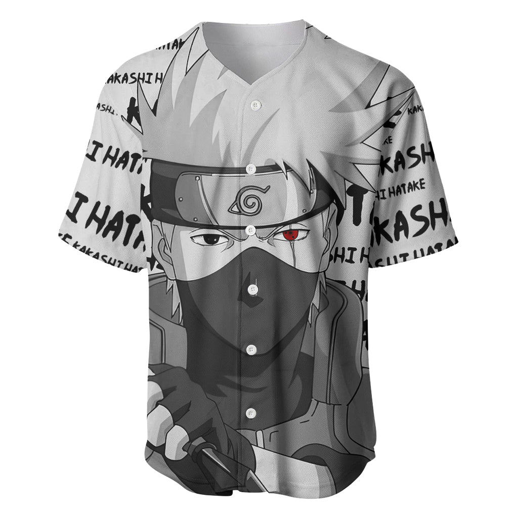 Kakashi Hatake - Anime Style Manga Baseball Jersey