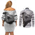 Kakashi Hatake - Anime Style Manga Couples Matching Off Shoulder Short Dress and Long Sleeve Button Shirt