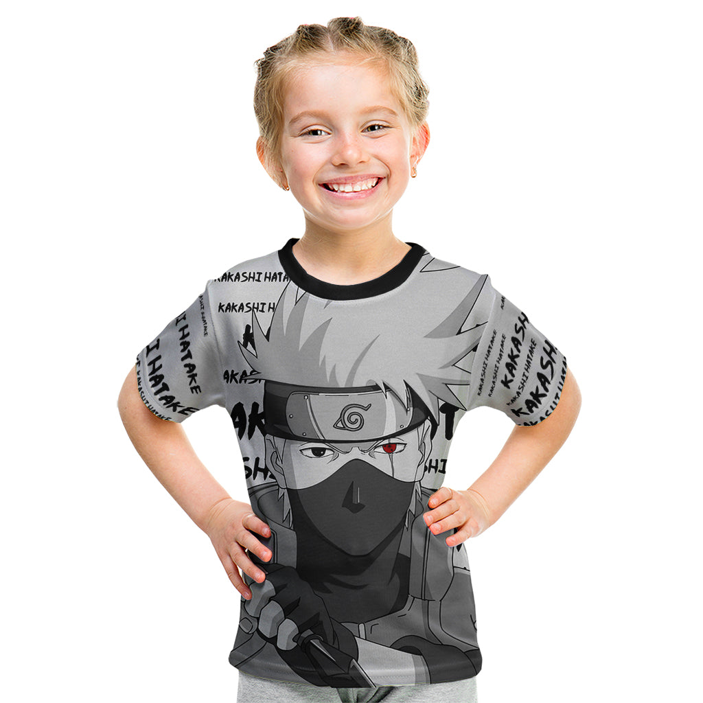 Kakashi Hatake - Anime Style Manga Kid T Shirt