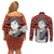 Gaara - Style Manga Couples Matching Off Shoulder Short Dress and Long Sleeve Button Shirt