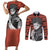 Gaara - Style Manga Couples Matching Short Sleeve Bodycon Dress and Long Sleeve Button Shirt