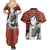 Gaara - Style Manga Couples Matching Summer Maxi Dress and Hawaiian Shirt