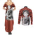 Gaara - Style Manga Couples Matching Summer Maxi Dress and Long Sleeve Button Shirt