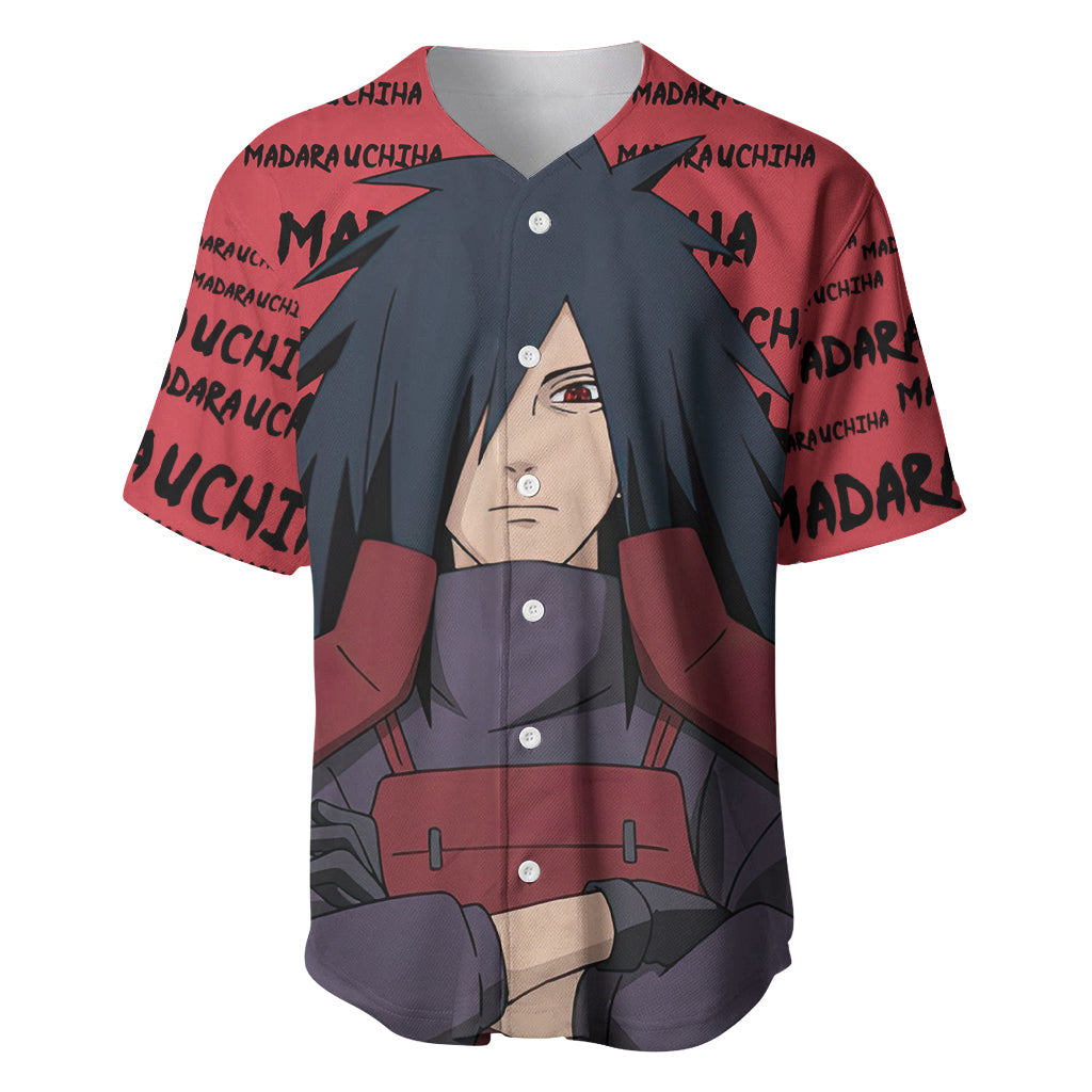 Madara Uchiha - Style Manga Baseball Jersey