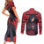 Madara Uchiha - Style Manga Couples Matching Short Sleeve Bodycon Dress and Long Sleeve Button Shirt