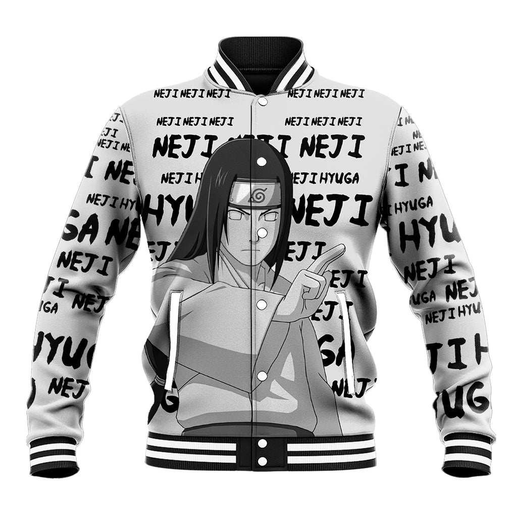 Neji Hyuga - Style Manga Baseball Jacket