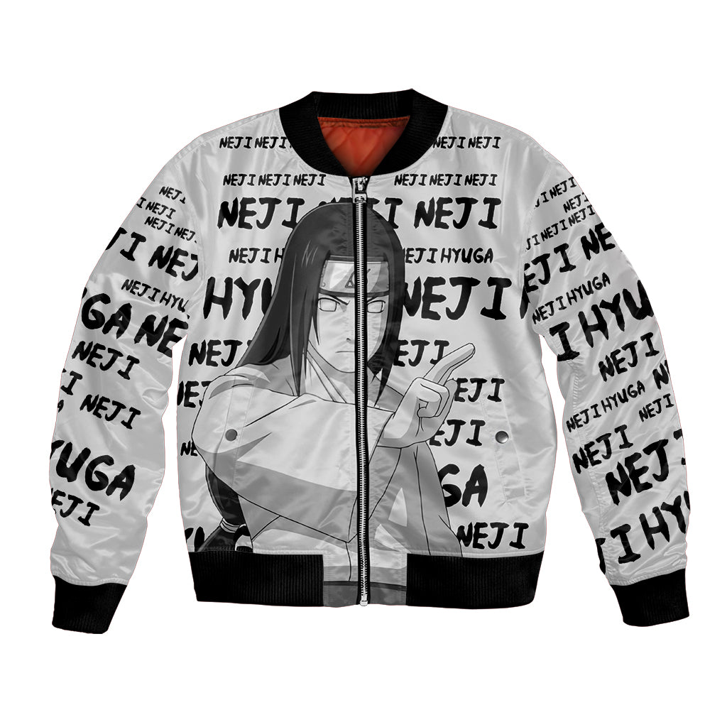 Neji Hyuga - Style Manga Bomber Jacket