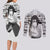 Neji Hyuga - Style Manga Couples Matching Long Sleeve Bodycon Dress and Long Sleeve Button Shirt