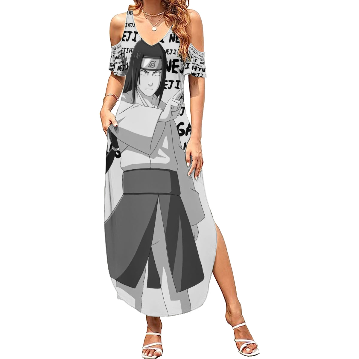 Neji Hyuga - Style Manga Summer Maxi Dress