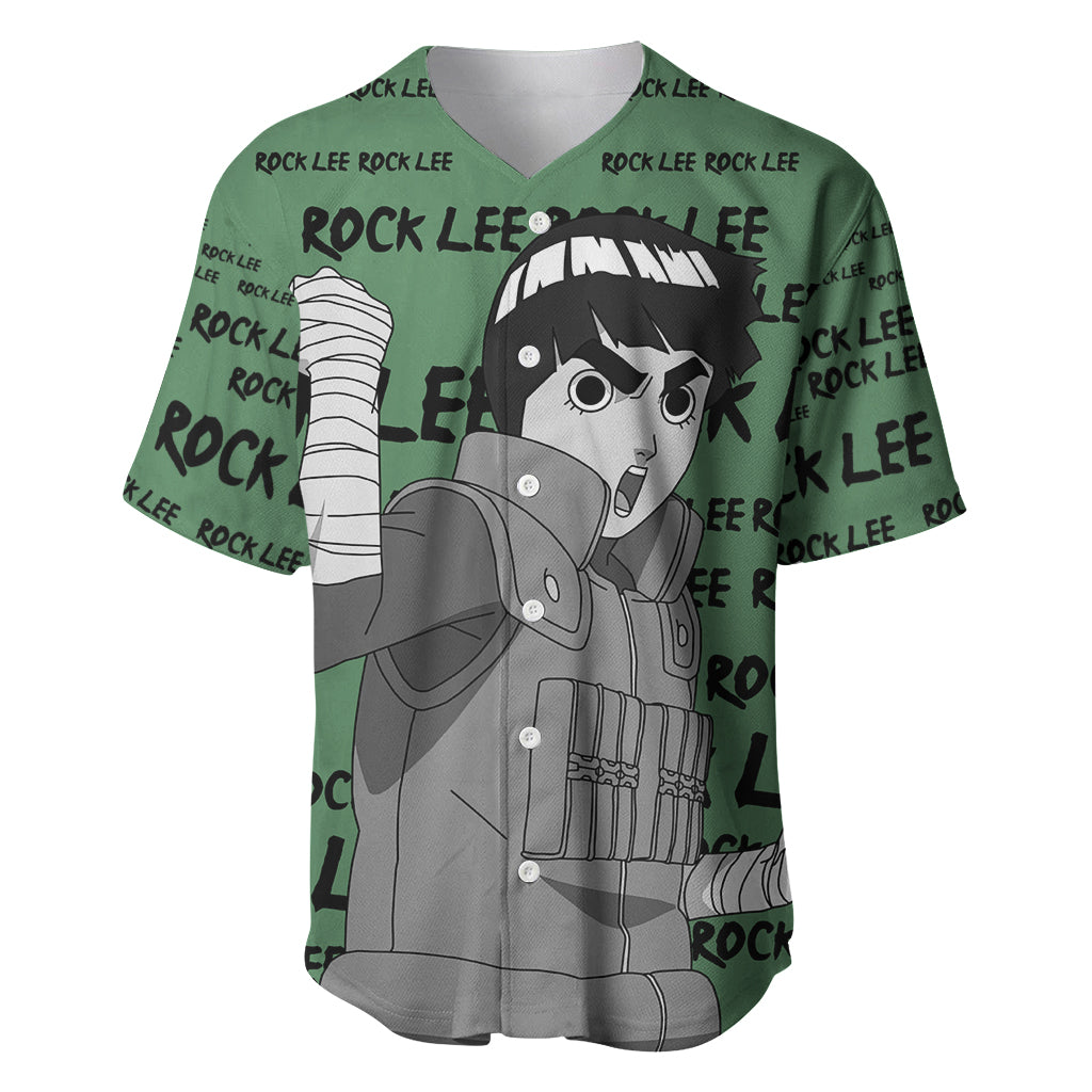 Rock Lee - Style Manga Baseball Jersey