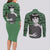 Rock Lee - Style Manga Couples Matching Long Sleeve Bodycon Dress and Long Sleeve Button Shirt