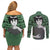 Rock Lee - Style Manga Couples Matching Off Shoulder Short Dress and Long Sleeve Button Shirt