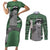 Rock Lee - Style Manga Couples Matching Short Sleeve Bodycon Dress and Long Sleeve Button Shirt