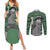 Rock Lee - Style Manga Couples Matching Summer Maxi Dress and Long Sleeve Button Shirt