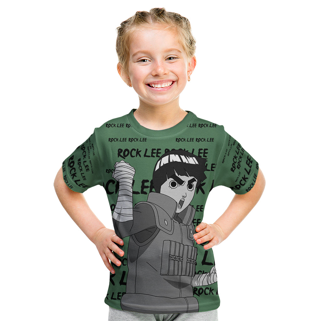 Rock Lee - Style Manga Kid T Shirt